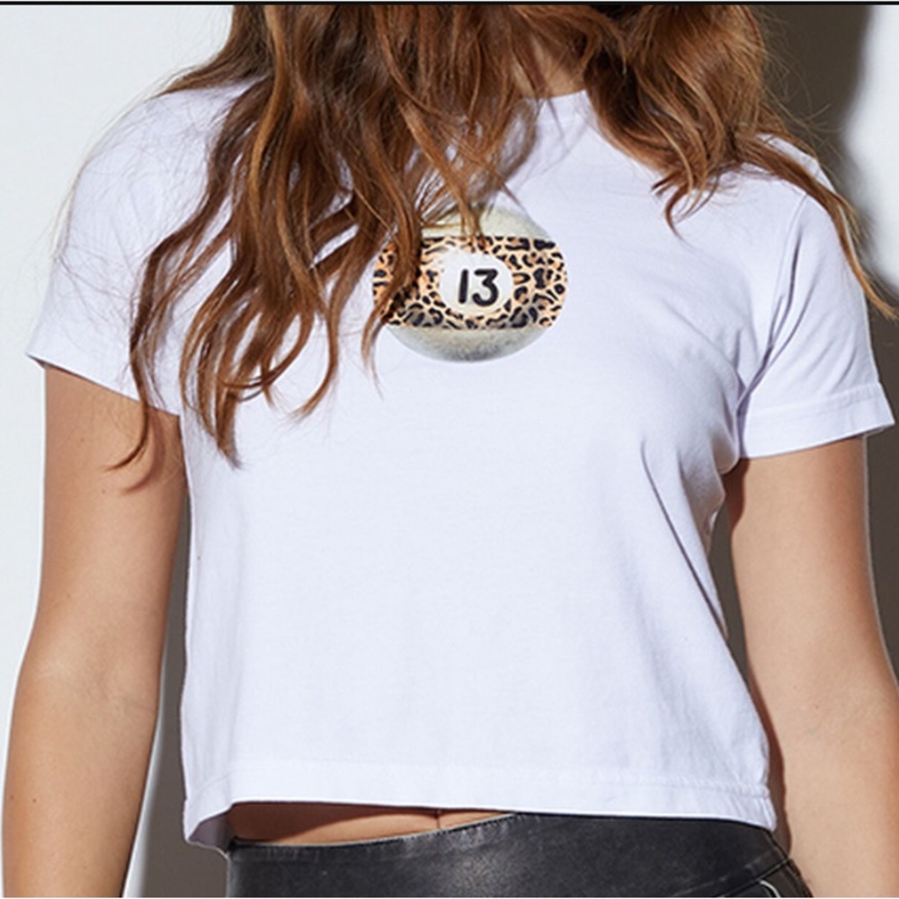 PS / LA Leopard Pool 13 Ball T-Shirt